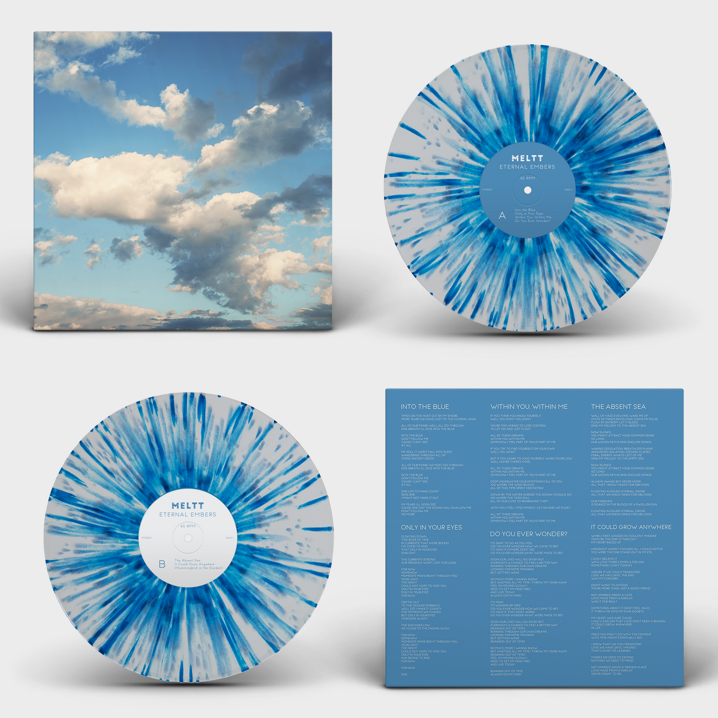 Eternal Embers Vinyl - 2nd Press (Limited Edition Blue White Splatter + Tangerine Sunburst)
