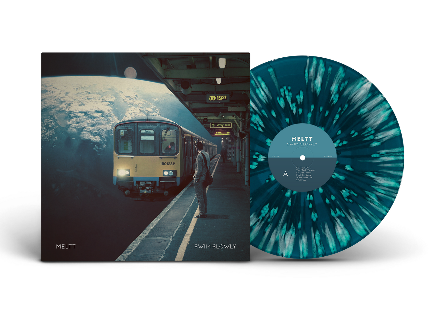 Swim Slowly Vinyl + Shirt Bundle