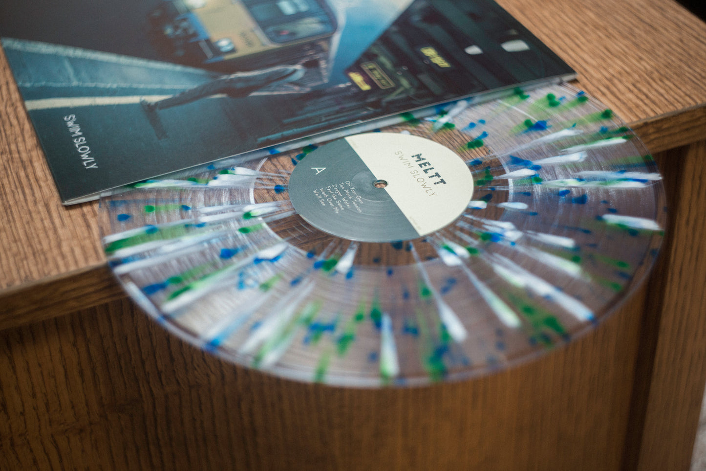 4th Press Limited Edition 12" Clear+White+Blue+Green Splatter Vinyl